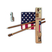 Deluxe United States Cotton Flag w/ Mahogany Pole