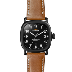 Shinola The Guardian Leather Strap Watch