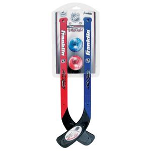 Franklin Sports NHL Flexplay 2-Player Stick & Ball Set