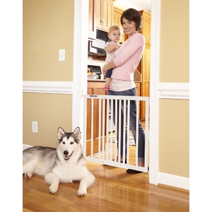 Storkcraft Easy Walk-Thru Wooden Safety Gate - White