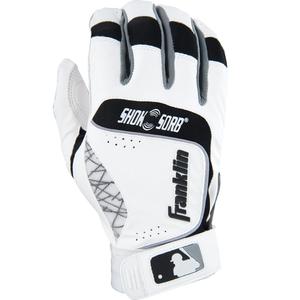 Franklin Sports Shok-Sorb Neo Batting Glove White/Black Adult Large