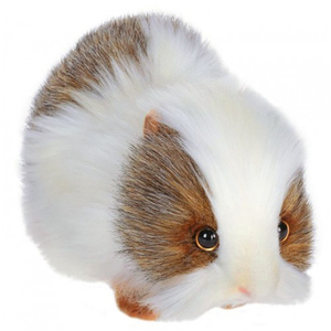 hansa Gray and White Guinea Pig Plush