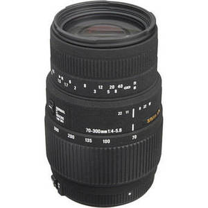 70-300mm f/4-5.6 DG Autofocus Lens for Nikon F Mount Cameras