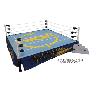 WWE PACKAGE DEAL Ring Skirt & Mat (WCW Classic) Ringside Exclusive -  Toy Wrestling Action Figure Playset Accessories