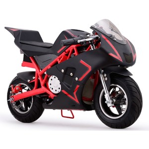 MotoTec Cali 36v Electric Pocket Bike Red