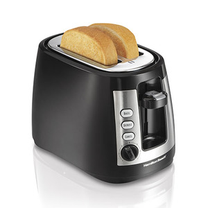 Warm Mode 2-Slice Toaster Black