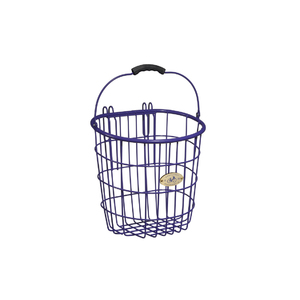 Nantucket Bicycle Basket Co. Surfside Rear Wire Pannier Basket, Purple