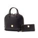 Saffiano Zip Zip Satchel and Large Zip Around (2 pcs)