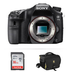 Alpha a77 II DSLR Camera Body Accessory Kit
