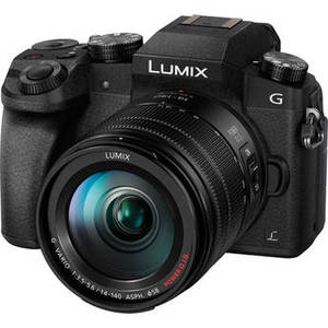 Lumix DMC-G7 Mirrorless Micro Four Thirds Digital Camera with 14-140mm Lens (Black)