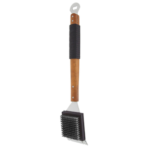 Mr. Bar-B-Q Oversized Finger/Rubber Grip Grill Brush
