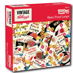 KARMIN Kelloggs Retro Fruit Loops 1000-Piece Puzzle