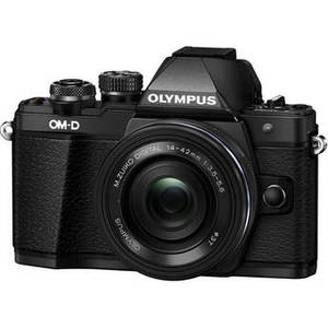 OM-D E-M10 Mark II Mirrorless Micro Four Thirds Digital Camera with 14-42mm EZ Lens (Black)