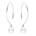 PearLustre by Imperial Sterling Silver FW Pearl Wire Drop Earrings
