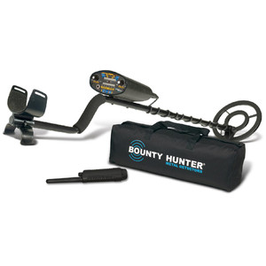 Bounty Hunter Quick Draw II Metal Detector w/Free Pinpointer and Carry Bag
