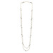 Genuine Freshwater Rice Pearl & Black Onyx 82" Endless Necklace