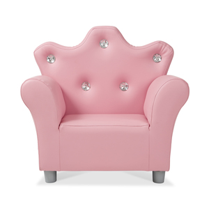Childrens Leather Armchair Pink Ages 3+ Years