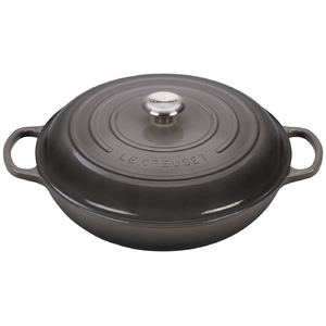 Signature Enamel Cast Iron 5 Qt Braiser Oyster