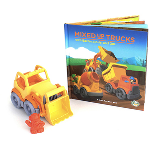 Toy Scooper w/ Mixed Up Trucks Book Ages 2+ Years