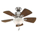 Classic Watson 34" Ceiling Fan Brushed Nickel Finish