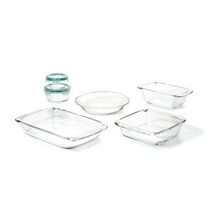 Good Grips 8pc Glass Bake Serve & Store Set