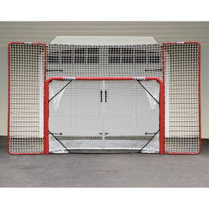 EZ Goal Folding 4' x 6' Hockey Goal with Backstop and Pocket Targets