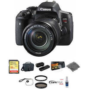 EOS Rebel T6i DSLR Camera with 18-135mm Lens Deluxe Kit
