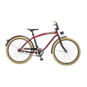 Body Glove Breakwater Cruiser Bike, 26 inch wheels, oversized frame, Men's Bike, Maroon