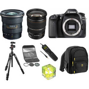 EOS 80D DSLR Camera with 11-20mm f/2.8 and 17-55mm f/2.8 Lenses Landscape Kit