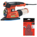 4-in-1 Multi-Sander w/ Assorted Sandpaper