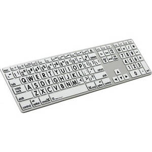 XLPrint Apple Advance Keyboard with Large Print (Black on White)