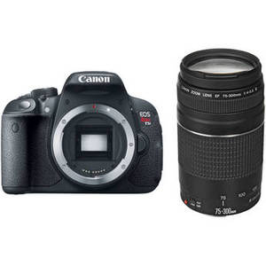 EOS Rebel T5i DSLR Camera with 75-300mm Lens Kit