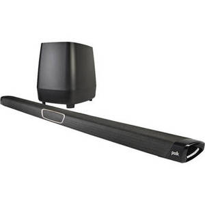 2.0 Channel Soundbar with 8" Wireless Subwoofer and Digital Amplifier (Black)