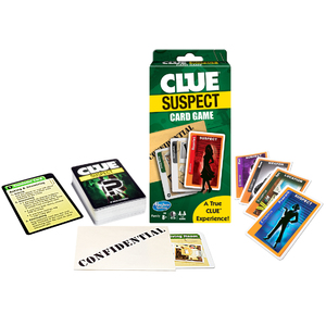 Clue Suspect Card Game Ages 8+ Years