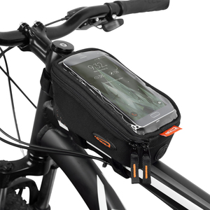 IBERA Top Tube Bag Clear Screen Pocket for 6 in Screens