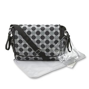 Little Wonders 3-Piece Messenger Diaper Bag Set - Dots