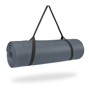Pure Fitness 12mm Deluxe Exercise Fitness Mat - Charcoal