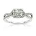 Tradition Diamond 1/2Ctw 10K White Gold Diamond Ring