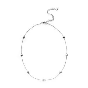 Gloria Vanderbilt Women's Silvertone Coil Link Necklace