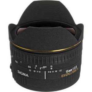 15mm f/2.8 EX DG Diagonal Fisheye Lens for Sigma SA