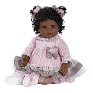 Adora Dolls Toddler Cuddly & Weighted 20" Play Doll- Curls for Love with Dark Brown Hair & Brown Eyes Ages 6+