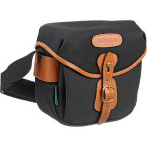Digital Hadley Bag (Black with Tan Leather Trim)