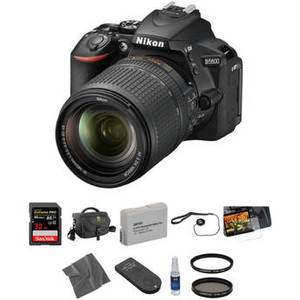 D5600 DSLR Camera with 18-140mm Lens Deluxe Kit