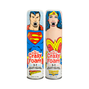 Crazy Foam DC Originals 2 Pack Superman and Wonder Woman