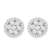 14k White Gold 1ct TDW White Diamond Screw-back Earrings (H-I, I1-I2)