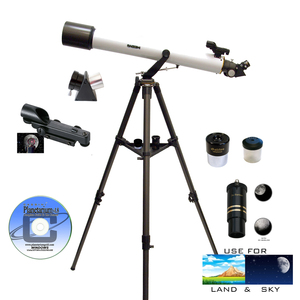 Cassini 800MM X 72MM Astronomical/Terrestrial 7 Piece Telescope Kit
