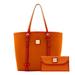 Pebble Grain East West Shopper and Continental Clutch
