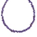 PalmBeach Jewelry Nugget-Cut Genuine Amethyst Necklace 54"