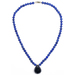 Lita 14K Lapis And Black Onyx Pendant Necklace 17"