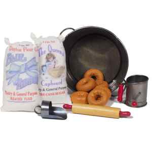 The Queen's Treasures SALVATION ARMY WWI &quot;DOUGHNUT GIRL&quot; ACCESSORY SET FITS 18&quot; DOLLS